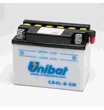 Аккумулятор Unibat 12V 4AH 56A 120x70x92мм