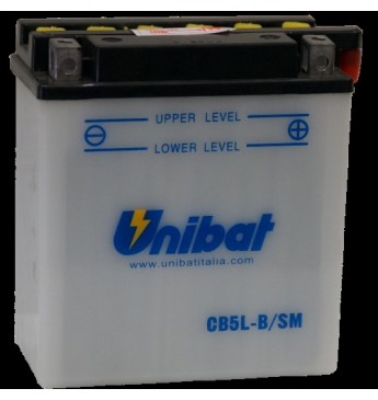 Аккумулятор Unibat 12V 5AH 65A 120x60x130мм
