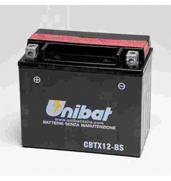 Аккумулятор Unibat 12V 10AH 180A 150x87x130мм